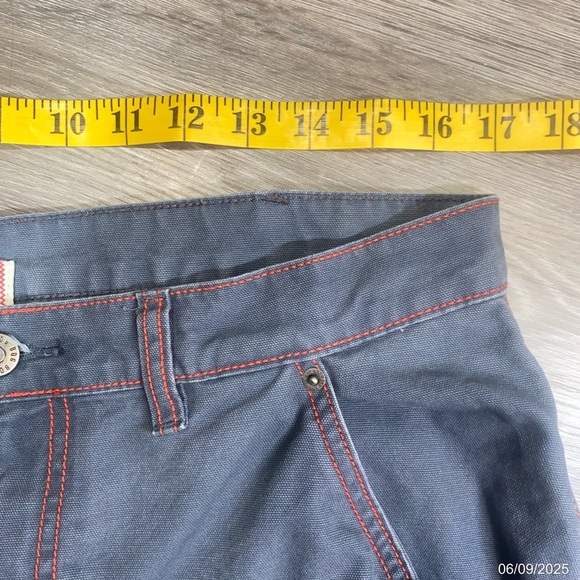 BDG‎ Urban Outfitters Red Stitch Utility Pants Size 31 Gray Straight Fit - Picture 8 of 10